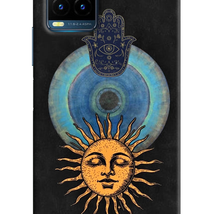 Divine Sun Vivo Y21T Hard Case Back Cover by Casekaro