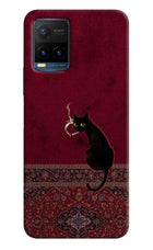 Midnight Cat Vivo Y21T Hard Case Back Cover by Casekaro