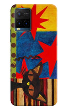 Pop Cat Vivo Y21T Hard Case Back Cover by Casekaro