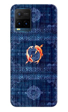 Koi Blue Vivo Y21T Hard Case Back Cover by Casekaro
