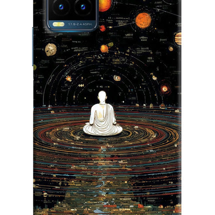 Space Monk Vivo Y21T Hard Case Back Cover by Casekaro