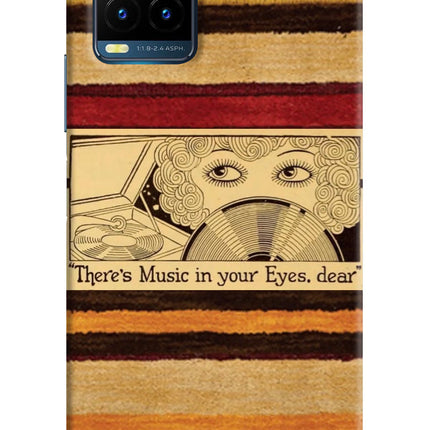 Vinyl Stripes Vivo Y21T Hard Case Back Cover by Casekaro