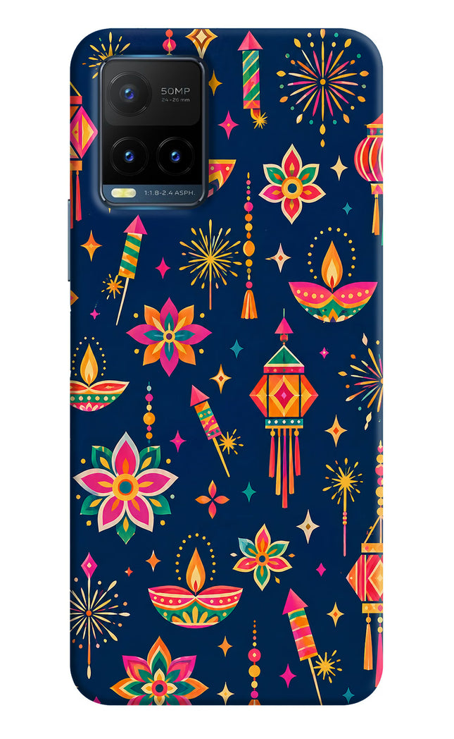 Festive Pop Vivo Y21T Hard Case Back Cover by Casekaro