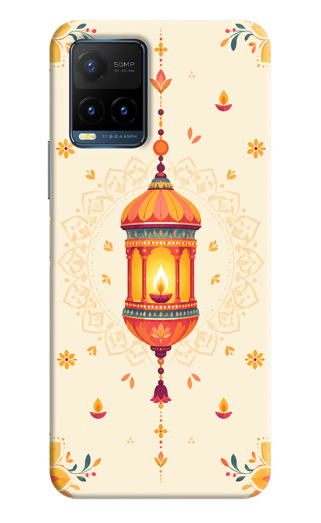 Golden Lantern Vivo Y21T Hard Case Back Cover by Casekaro