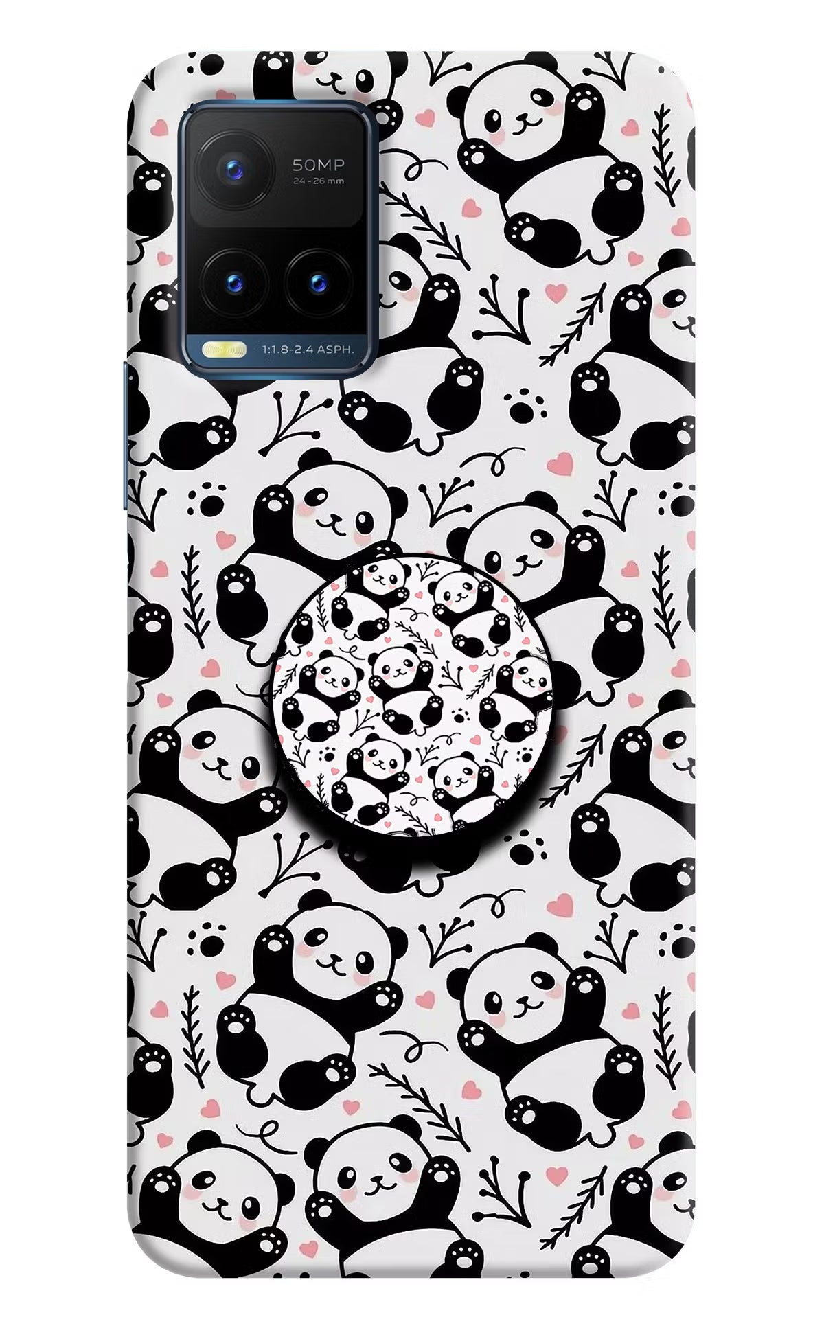 Cute Panda Vivo Y21T Pop Case