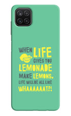 Quote Samsung A12 Hard Case Back Cover by Casekaro