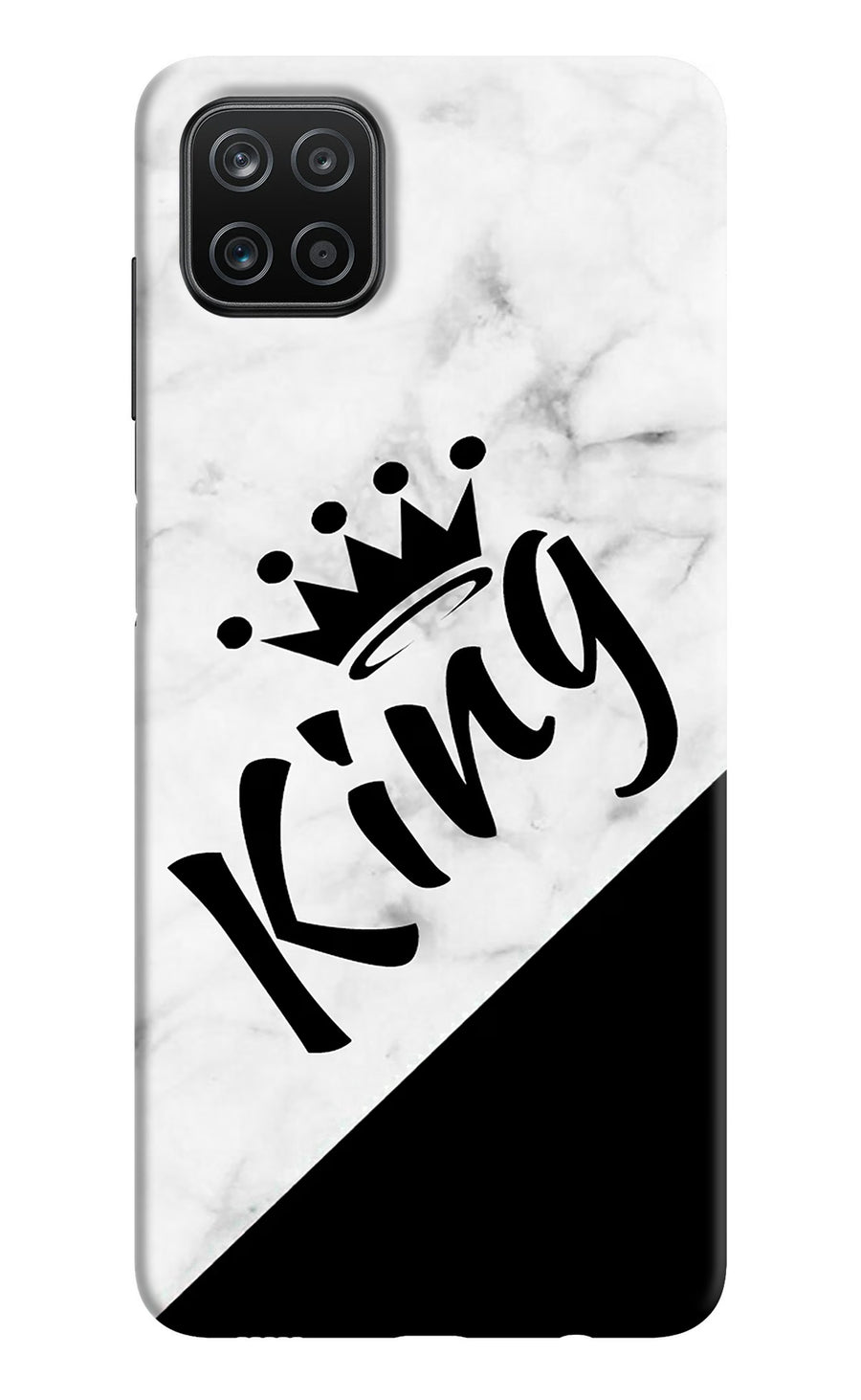 King Samsung A12 Back Cover, Hard case