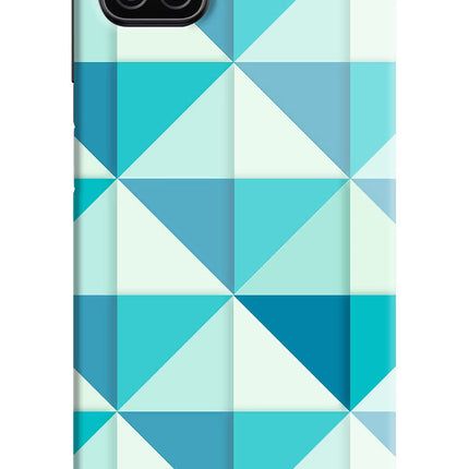 Abstract Samsung A12 Hard Case Back Cover by Casekaro