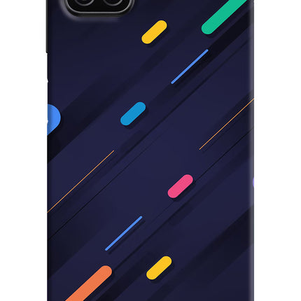 Abstract Design Samsung A12 Hard Case Back Cover by Casekaro