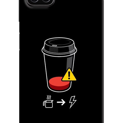 Coffee Samsung A12 Hard Case Back Cover by Casekaro