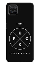 Go Fuck Yourself Samsung A12 Hard Case Back Cover by Casekaro