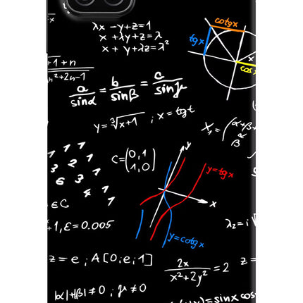Mathematics Formula Samsung A12 Hard Case Back Cover by Casekaro