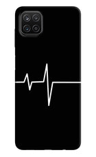 Heart Beats Samsung A12 Hard Case Back Cover by Casekaro