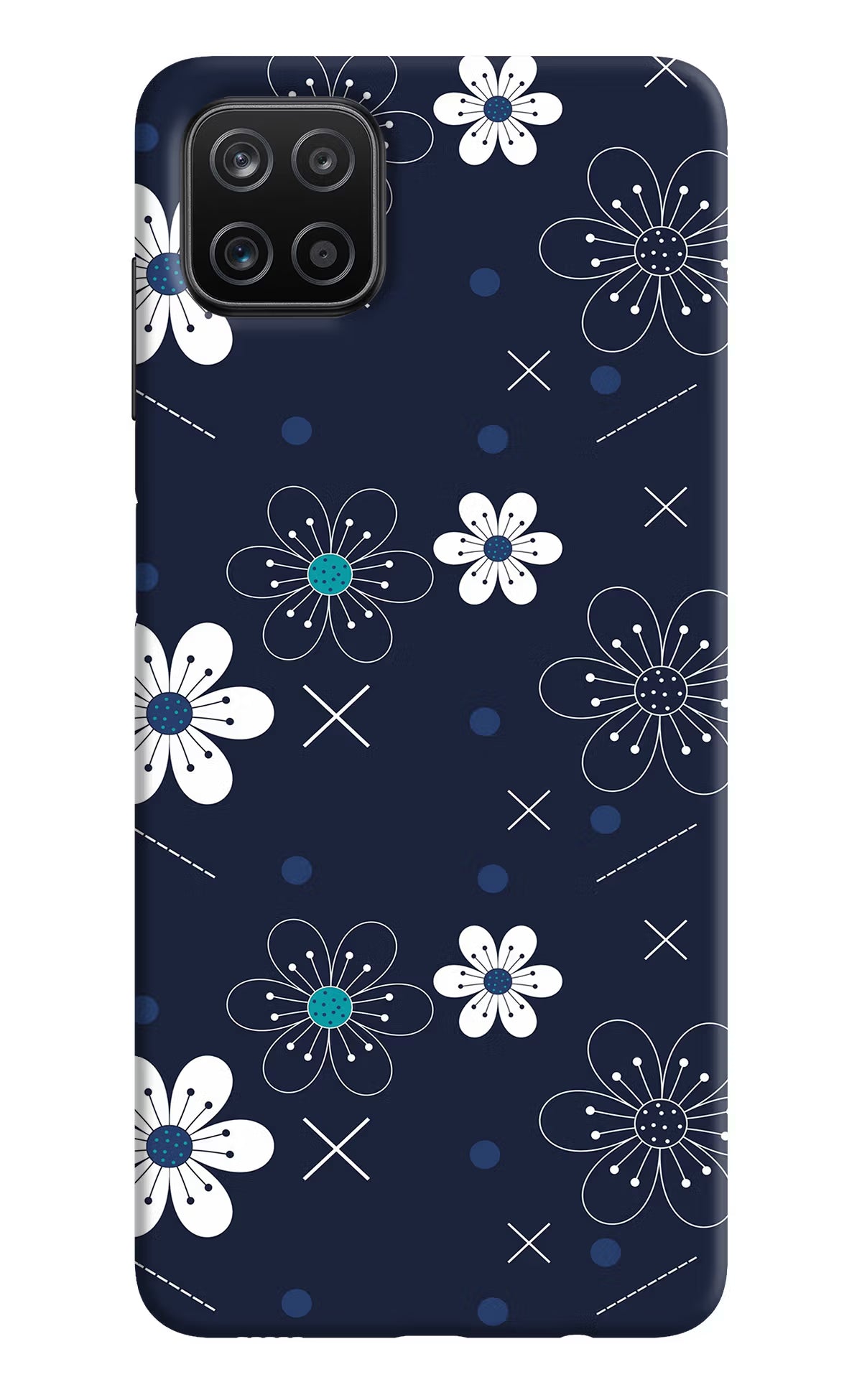 Flowers Samsung A12 Back Cover