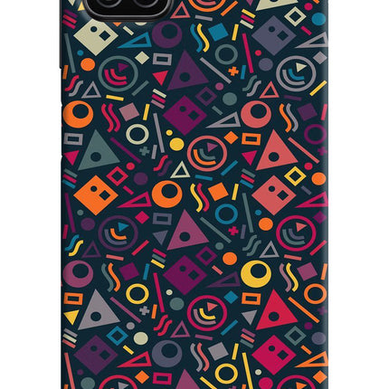 Geometric Abstract Samsung A12 Hard Case Back Cover by Casekaro