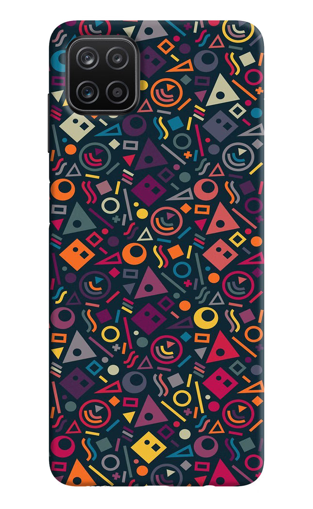 Geometric Abstract Samsung A12 Hard Case Back Cover by Casekaro