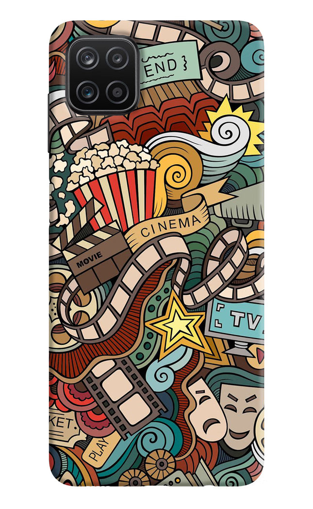 Cinema Abstract Samsung A12 Hard Case Back Cover by Casekaro
