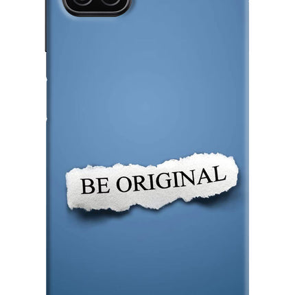 Be Original Samsung A12 Hard Case Back Cover by Casekaro