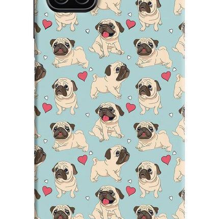 Pug Dog Samsung A12 Hard Case Back Cover by Casekaro