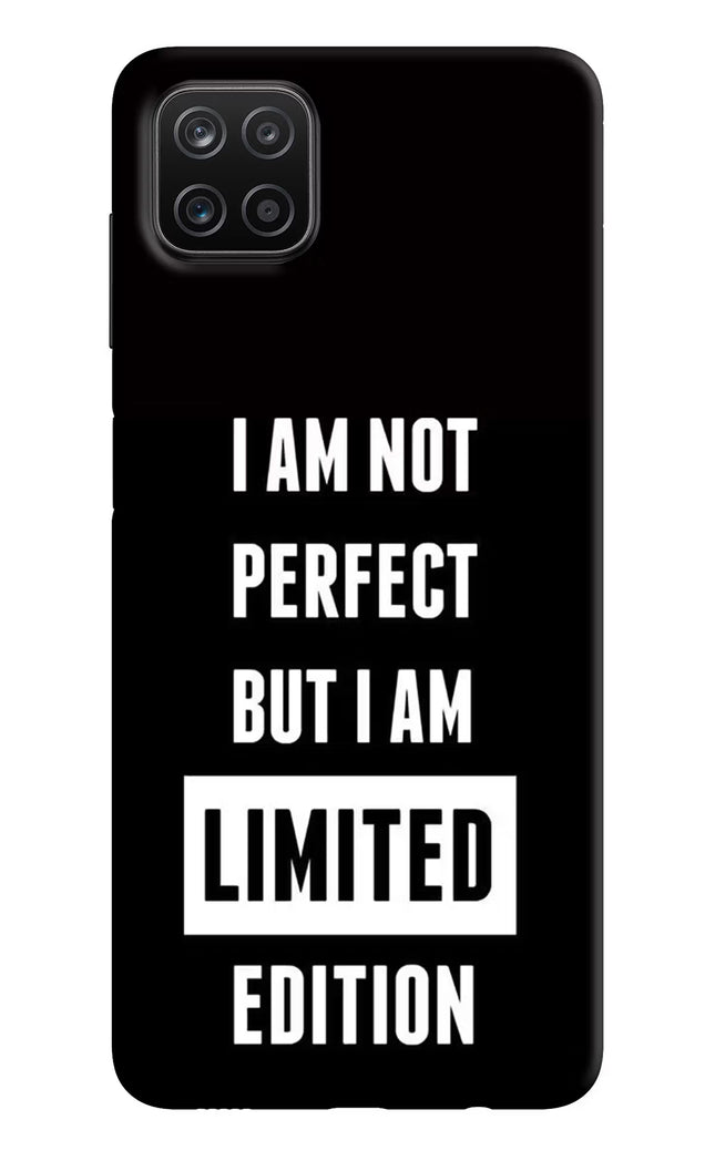 I Am Not Perfect But I Am Limited Edition Samsung A12 Hard Case Back Cover by Casekaro