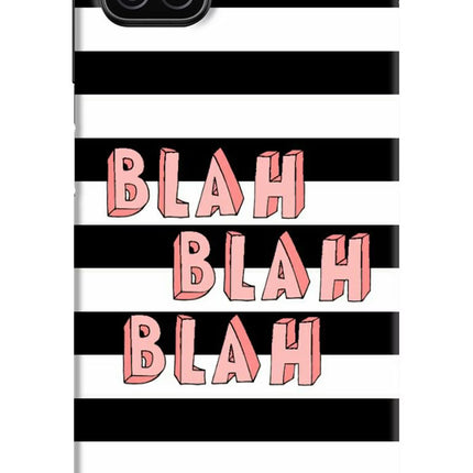 Blah Blah Blah Samsung A12 Hard Case Back Cover by Casekaro