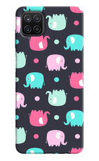 Elephants Samsung A12 Hard Case Back Cover by Casekaro
