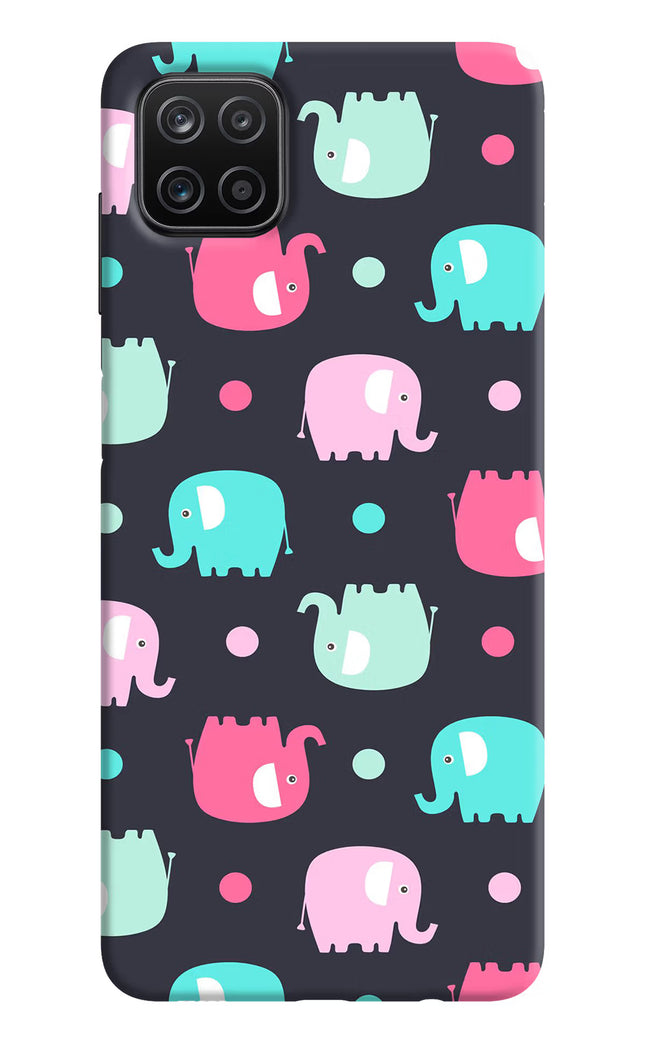 Elephants Samsung A12 Hard Case Back Cover by Casekaro