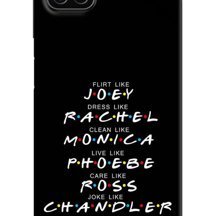 FRIENDS Character Samsung A12 Hard Case Back Cover by Casekaro