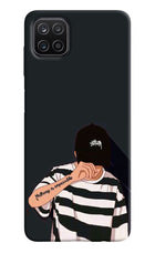 Aesthetic Boy Samsung A12 Hard Case Back Cover by Casekaro