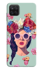 Pretty Girl Samsung A12 Hard Case Back Cover by Casekaro