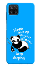Keep Sleeping Samsung A12 Hard Case Back Cover by Casekaro