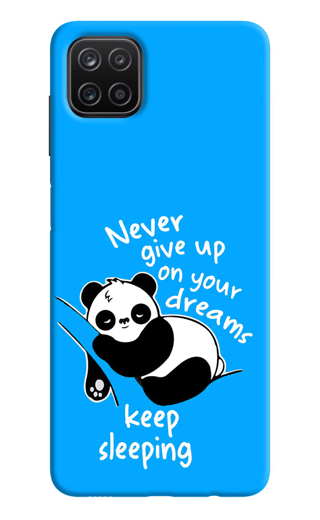 Keep Sleeping Samsung A12 Hard Case Back Cover by Casekaro