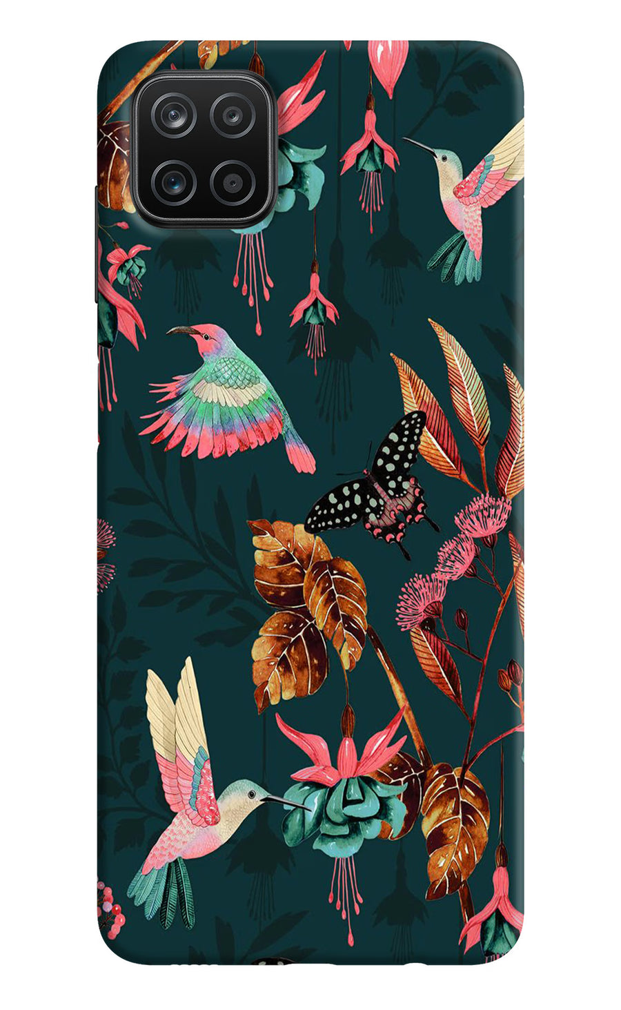 Birds Samsung A12 Back Cover, Hard case
