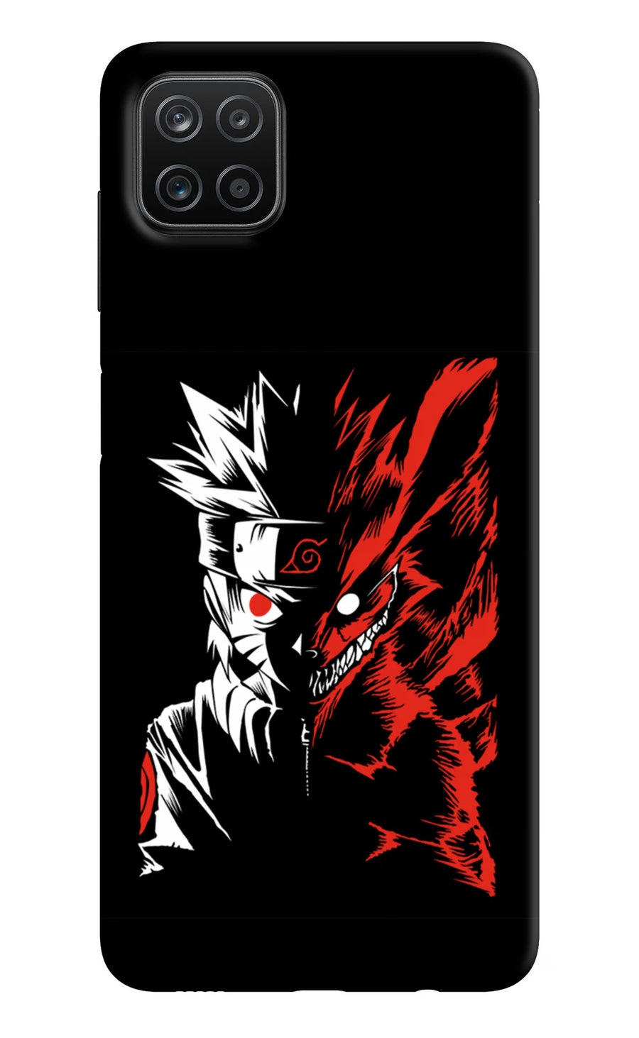 Naruto Two Face Samsung A12 Back Cover, Hard case