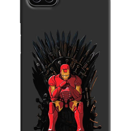 Ironman Throne Samsung A12 Hard Case Back Cover by Casekaro