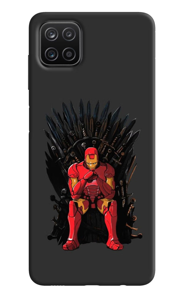 Ironman Throne Samsung A12 Hard Case Back Cover by Casekaro