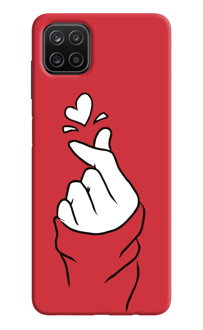 Korean Love Sign Samsung A12 Hard Case Back Cover by Casekaro
