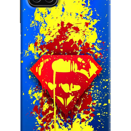 Superman logo Samsung A12 Hard Case Back Cover by Casekaro