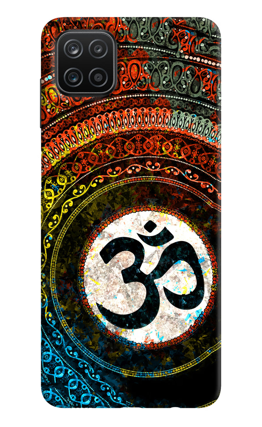 Om Cultural Samsung A12 Back Cover, Hard case