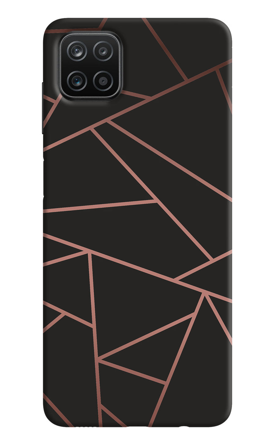 Geometric Pattern Samsung A12 Back Cover, Hard case