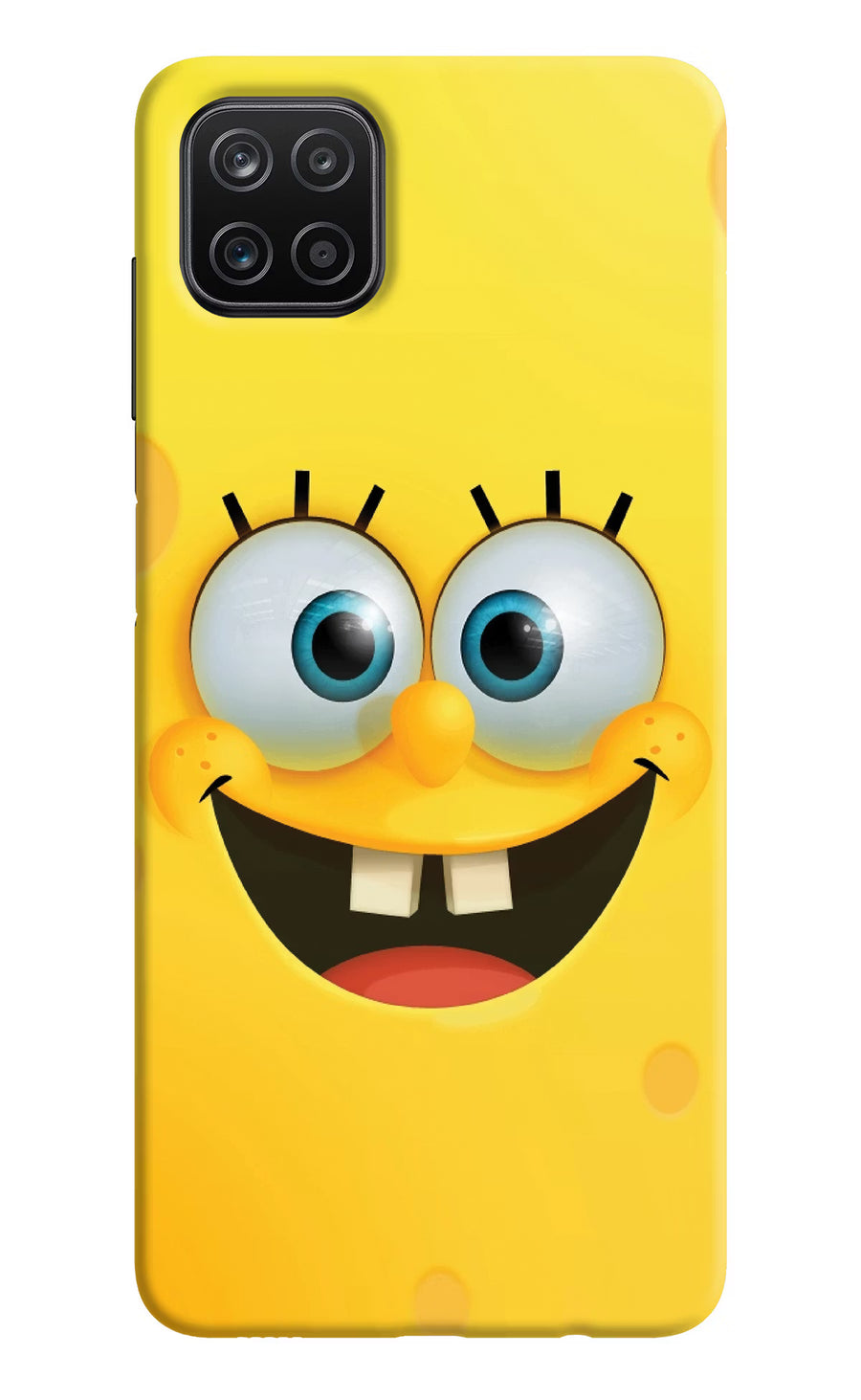 Sponge 1 Samsung A12 Back Cover, Hard case