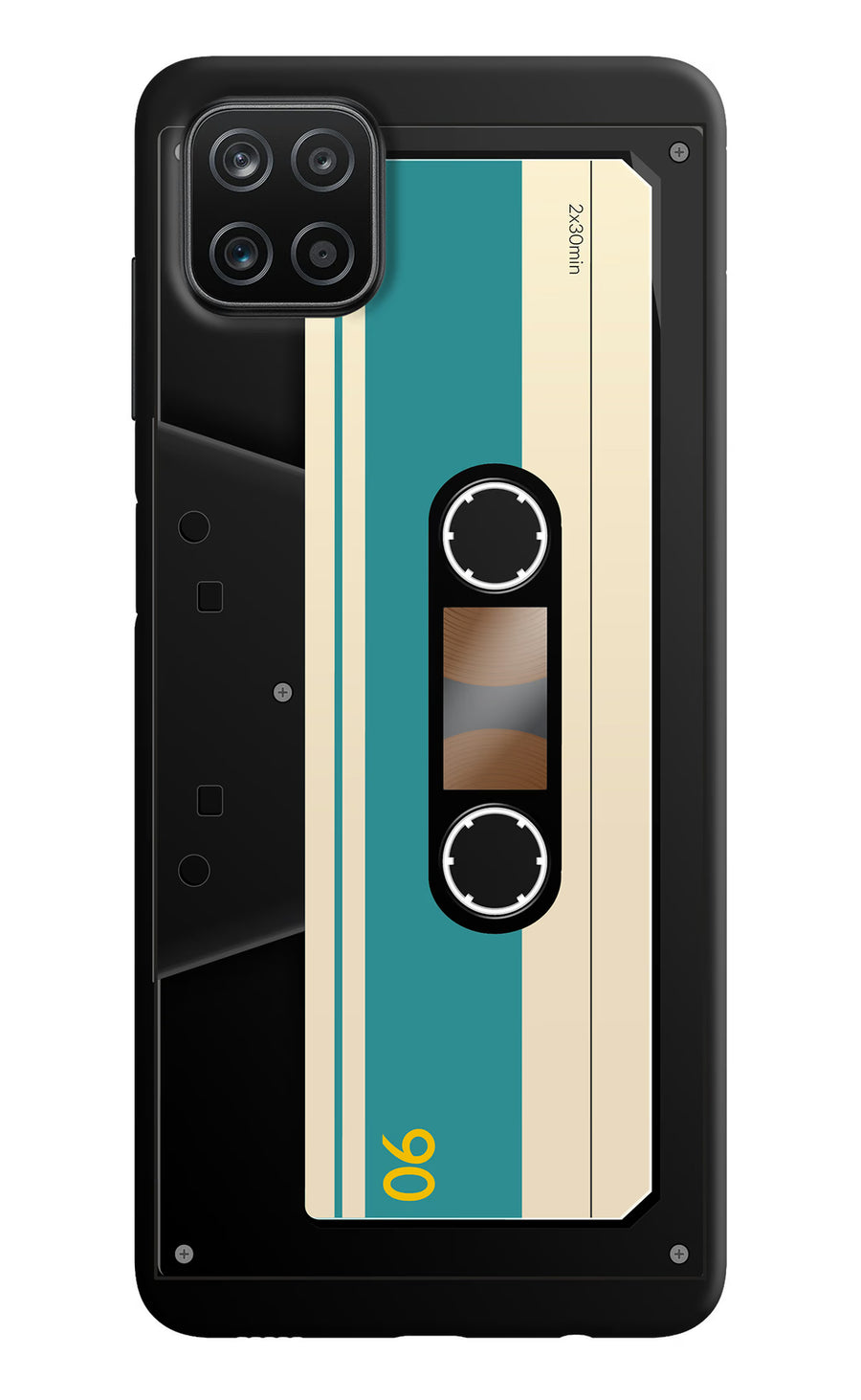 Cassette Samsung A12 Back Cover, Hard case