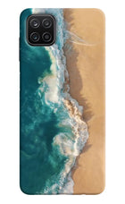 Ocean Beach Samsung A12 Hard Case Back Cover by Casekaro