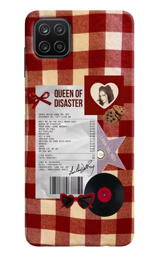 Queen of Disaster Samsung A12 Hard Case Back Cover by Casekaro