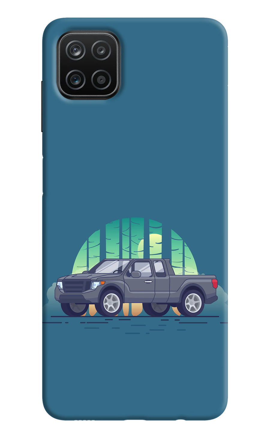 Retro Garage Vibe Samsung A12 Back Cover, Hard case