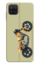 Vertical Speedster Samsung A12 Hard Case Back Cover by Casekaro