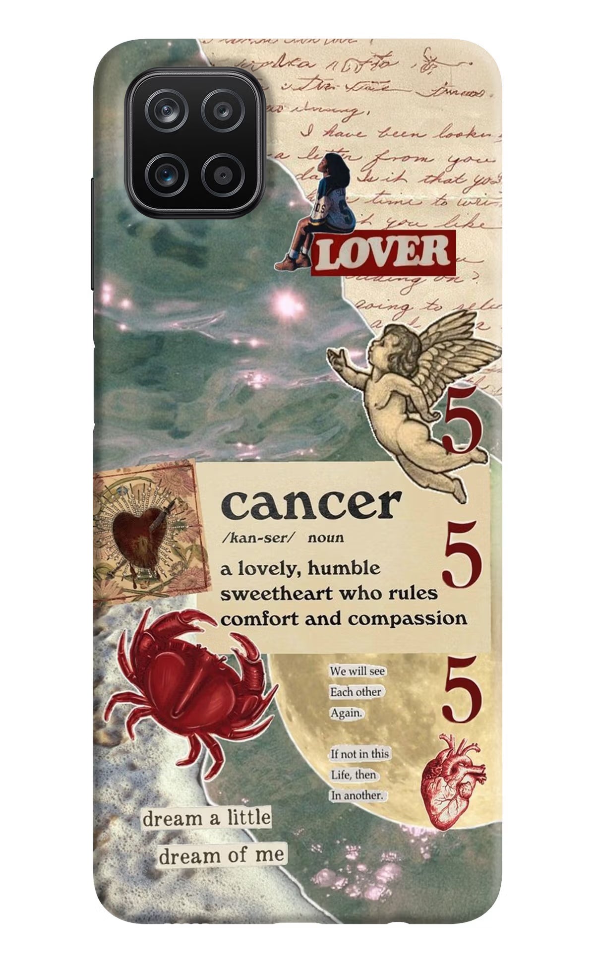Cancer Zodiac Samsung A12 Back Cover