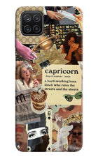 Capricorn Zodiac Samsung A12 Hard Case Back Cover by Casekaro