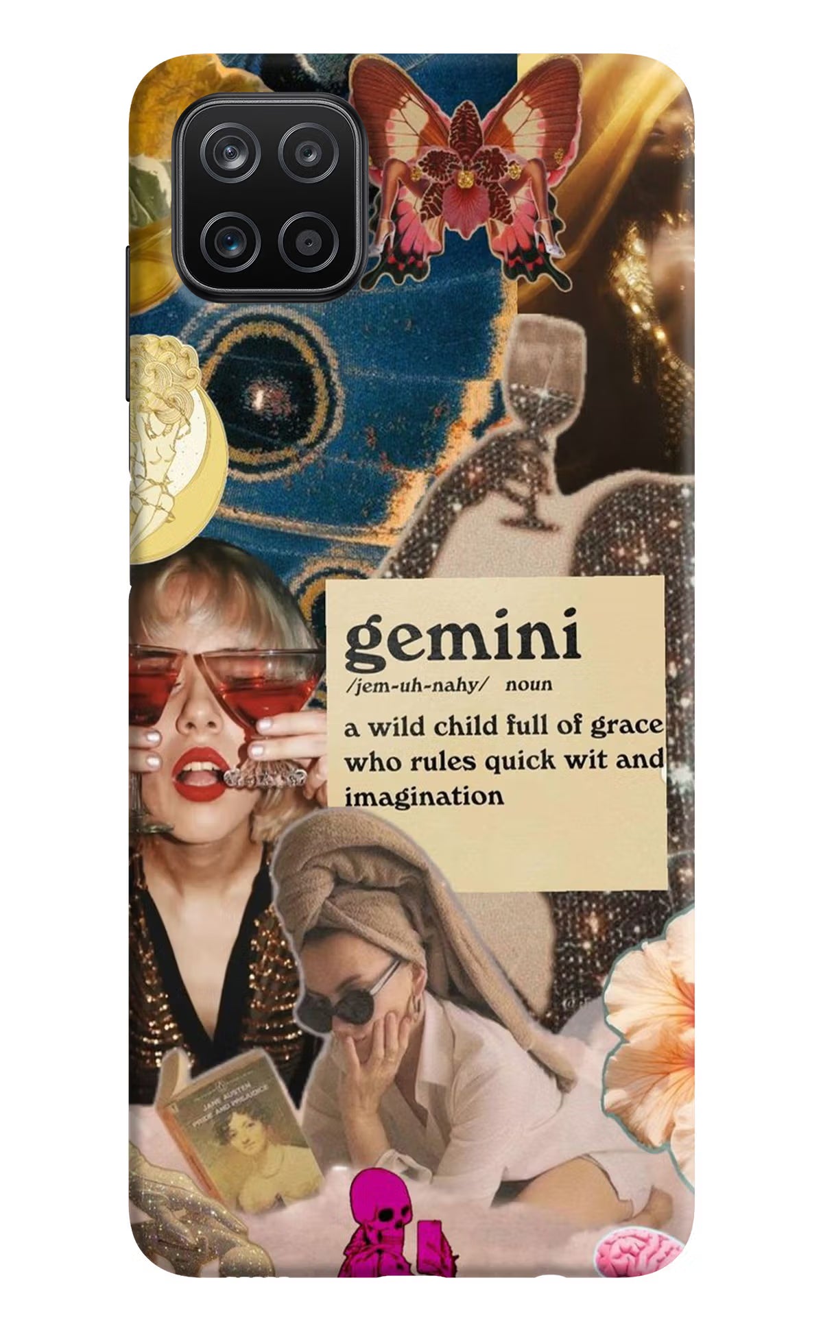 Gemini Zodiac Samsung A12 Back Cover