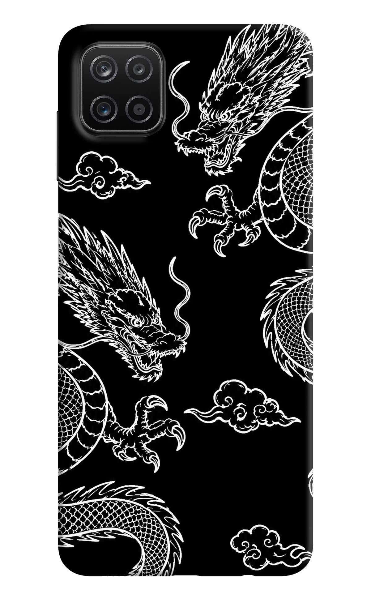 Twin Dragons Samsung A12 Back Cover